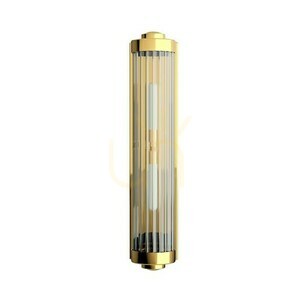 Plafonieră Fumi Open Design Highlights aurie transparentă IP44 G9 2 becuri 39 cm small 0
