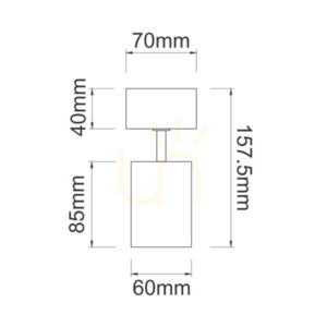 Plafonieră Open Design Highlights Kika negru rose gold GU10 aluminiu IP20 small 3
