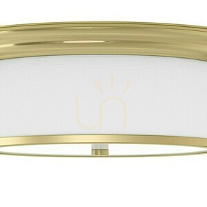 Plafond Famburo Open Design Highlights alb crem aur satinat 3xE14 39 cm small 3