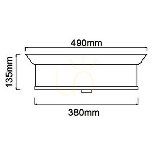 Plafonieră Famburo Gold 49 Orlicki Design, 4xE14, alb auriu, metal sticlă țesătură small 5