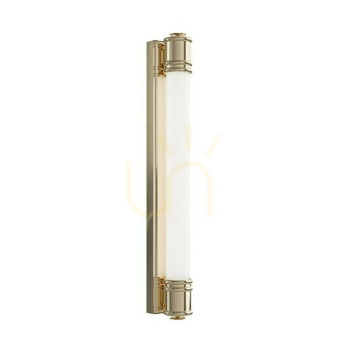 Verifica Lampă de perete LED Omi Open Design Highlights alb mat auriu IP44 13W 584 mm