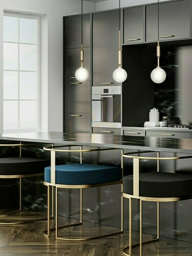 Verifica Lampă suspendată Ero Open Design Highlights alb opal negru mat G9 metal sticlă 120 mm