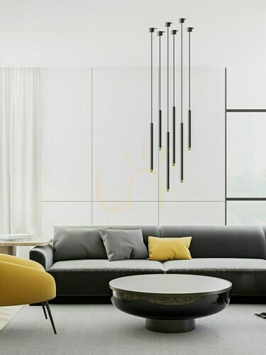 Verifica Lampă suspendată Q I Nero/Gold 40 Orlicki Design negru auriu G9