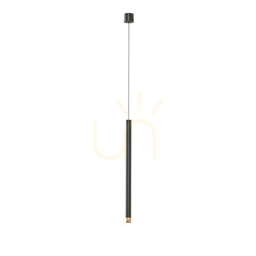 Verifica Lampă suspendată Q Open Design Highlights negru rose gold aluminiu G9 3.5W 1500 mm