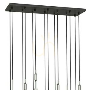 Lampă suspendată Ero XIV Crom 80x25 cm metal sticlă alb opal G9 Open Design Highlights small 3