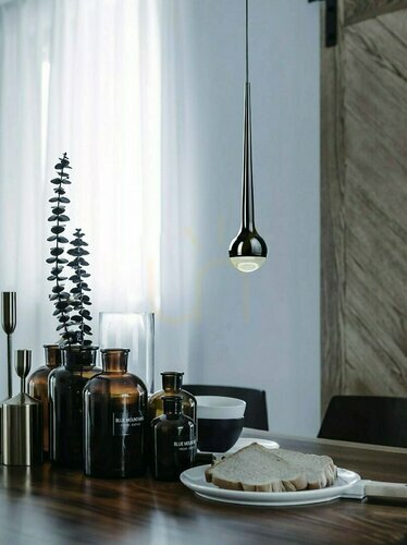 Verifica Lampa suspendată LED Cappi Crom 3000K 5W metal sticlă 80 mm Open Design Highlights