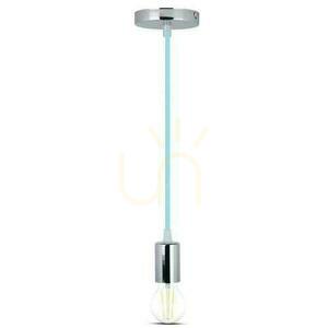 V-TAC Pandantiv Corp de iluminat Chrome Metal Bright Blue Wire VT-7338-LB Garanție de 5 ani small 4