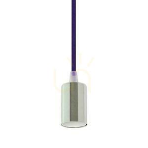V-TAC Pandantiv Corp de iluminat Crom Metal Purple Wire VT-7338-PE Garanție de 5 ani small 1