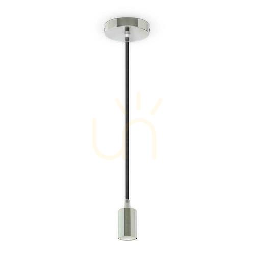 Verifica V-TAC Pandantiv Corp de iluminat Crom Metal Purple Wire VT-7338-PE Garanție de 5 ani