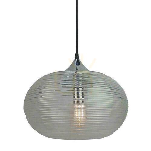 Verifica V-TAC Pandantiv Corp de iluminat Diamond Cut Series Sticlă fumurie fi330mm VT-7350-HB Garanție de 5 ani