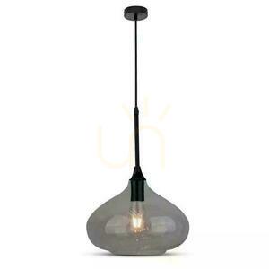 V-TAC Corp de iluminat cu pandantiv modern Sticlă neagră fi280mm VT-7281-BG Garanție de 5 ani small 0