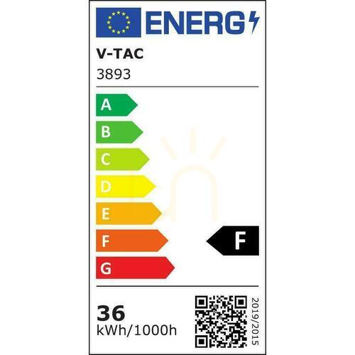 Verifica V-TAC 36W Sleek Double Ceiling Surface Mounted Chrome VT-7037 4000K 2700lm 3 ani garanție