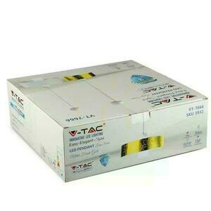 LED corp de iluminat suspendat V-TAC 7W (acrilic) Gold 340x190mm VT-7666-G 3000K 400lm 3 ani garanție small 2