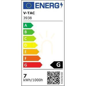LED corp de iluminat suspendat V-TAC 7W (acrilic) Gold 340x190mm VT-7666-G 3000K 400lm 3 ani garanție small 4