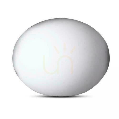 Verifica V-TAC LED Garden Luminaire Oval Stone 20cm Încărcare Pilot IP67 VT-7801 RGBW 18lm