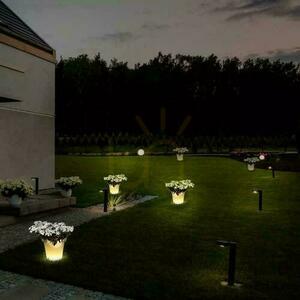 V-TAC LED Garden Luminaire Container Pot 36cm Încărcare telecomandă VT-7808 RGBW 54lm. small 3