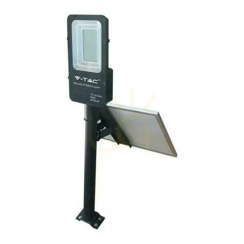 Verifica V-TAC 50W LED IP65 VT-ST200 4000K 4000lm Solar Streetlight.