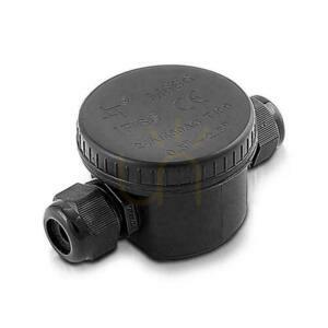 Cutie de joncțiune ermetică 2x3Pin negru 24A AC: 450V Diametru sârmă 5-9mm IP66 V-TAC VT-881 small 0