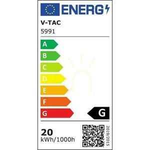V-TAC 20W SMD E-Series LED proiector negru VT-4021 culoare verde small 10