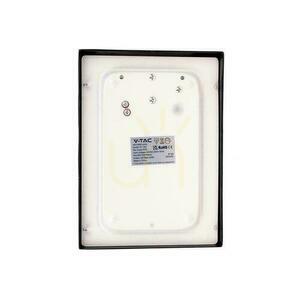 V-TAC Lampă de perete pentru grădină Sticlă mată neagră VT-754 small 3