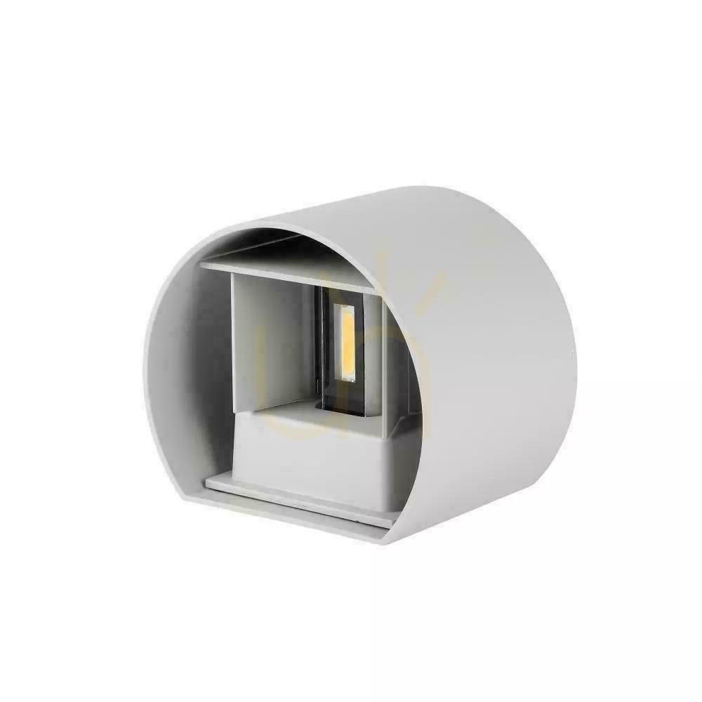 previzualizare Montat pe perete 6W V-TAC sus jos reglabil gri rotund IP65 Bridgelux VT-756 3000K 660lm Montat pe perete 6W V-TAC sus jos reglabil gri rotund IP65 Bridgelux VT-756 3000K 660lm