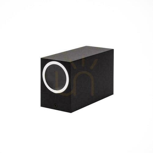 Verifica Lampă de perete V-TAC GU10 aluminiu pătrat negru sus jos IP44 VT-7652
