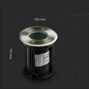 Grădină montat la sol rotund rotund oțel periat GU10 IP65 V-TAC VT-7677. 5 Grădină montat la sol rotund rotund oțel periat GU10 IP65 V-TAC VT-7677. small 5