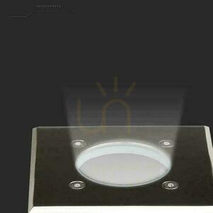 Grădină montată la sol Spotted Square Oțel periat GU10 IP65 V-TAC VT-7677 small 11
