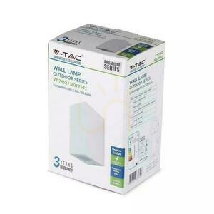 Lampă de perete V-TAC Square Alb Sus Jos IP44 VT-7652 3 ani garanție 4 Lampă de perete V-TAC Square Alb Sus Jos IP44 VT-7652 3 ani garanție small 4