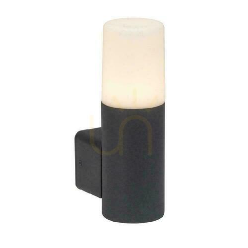 Verifica V-TAC GU10 Garden Luminaire GU10 Round Aluminum Wall lamp Black 121x80x250mm IP54 VT-7616 3 ani garanție