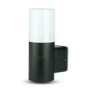 V-TAC GU10 Garden Luminaire GU10 Round Aluminum Wall lamp Black 121x80x250mm IP54 VT-7616 3 ani garanție small 0