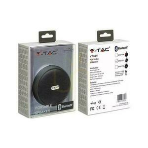 Difuzor portabil Bluetooth Micro USB de înaltă calitate 800mAh cablu argintiu V-TAC VT-6211 1 Difuzor portabil Bluetooth Micro USB de înaltă calitate 800mAh cablu argintiu V-TAC VT-6211 small 1