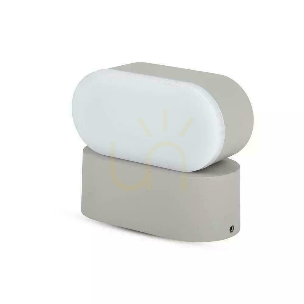 Verifica Lampă de perete V-TAC 6W LED gri IP65 pivotant 350st VT-816 4000K 660lm. Lampă de perete V-TAC 6W LED gri IP65 pivotant 350st VT-816 4000K 660lm.