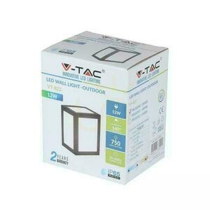 V-TAC 12W LED corp de iluminat de perete IP65 Negru VT-822 4000K 750lm small 2
