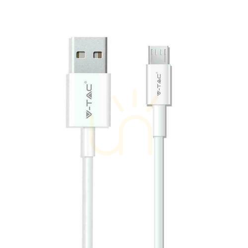 Verifica V-TAC Micro cablu USB 1M alb argintiu Seria VT-5321
