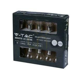 V-TAC Solar LED Garden Garland 5 metri 10 becuri Filament VT-71010 3000K 100lm. small 2