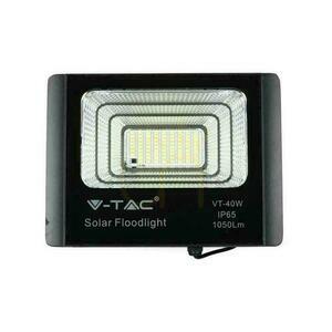 V-TAC Solar LED proiector 16W negru IP65, telecomandă, temporizator VT-40W 4000K 1050lm small 3