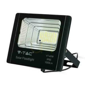 V-TAC Solar LED proiector 16W negru IP65, telecomandă, temporizator VT-40W 4000K 1050lm small 6