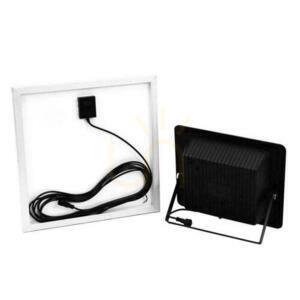 V-TAC 20W Solar LED proiector negru IP65, telecomandă, temporizator VT-60W 4000K 1650lm small 5