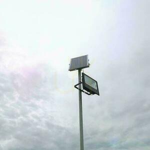 V-TAC 35W Solar LED Proiector negru IP65, telecomandă, temporizator VT-100W 6000K 2450lm small 5