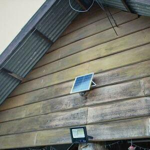 V-TAC 50W Solar LED Proiector negru IP65, telecomandă, temporizator VT-300W 6000K 4200lm small 3
