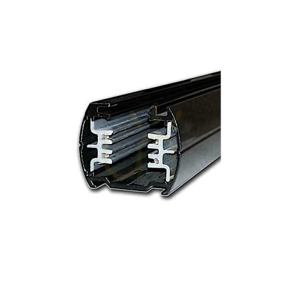 Vedere Sistem de bare 3F 1 metru negru 3 faze (conector de alimentare și capac inclus) V-TAC Sistem de bare 3F 1 metru negru 3 faze (conector de alimentare și capac inclus) V-TAC