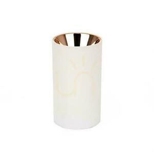 V-TAC GU10 Corp de iluminat pentru tavan Tub rotund montat pe suprafață Alb+Roșu auriu 80x140mm VT-882-R Garanție de 3 ani small 1