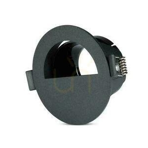 V-TAC GU10 Plasă rotundă cu semicerc negru VT-884 Garanție de 3 ani small 1