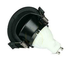 V-TAC GU10 Plasă rotundă cu semicerc negru VT-884 Garanție de 3 ani small 4