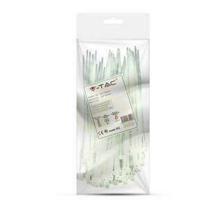 V-TAC Clemă 3.5x150mm Alb 18kg Nylon66 (Pachet. 100pcs) small 1