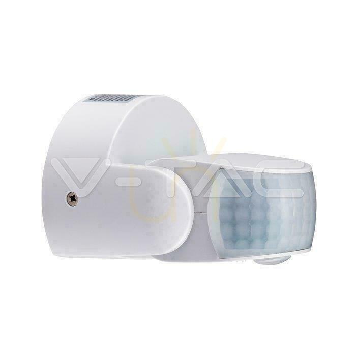 Vedere V-TAC Senzor de mișcare montat pe perete alb 180st/360st IP65 VT-8093 V-TAC Senzor de mișcare montat pe perete alb 180st/360st IP65 VT-8093