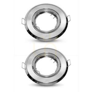 Eyelet V-TAC GU10 Round Movable Chrome (pachet. 2 buc) VT-817-RD-CH Garanție de 3 ani small 0