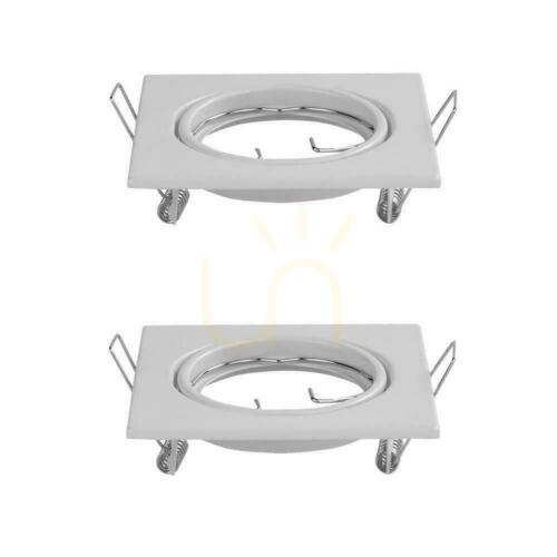 Verifica Ramă spot încastrat V-TAC VT-817 pentru GU10, pătrată, reglabilă, albă, 82 x 82 mm, 2 buc / pachet