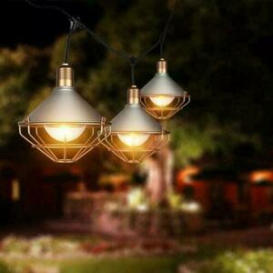 Garden Garland 6xE27 3metri MAT Copper Mesh LOFT IP65 V-TAC VT-717BS 5 ani garanție small 1
